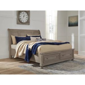Signature Design by Ashley Lettner B733 6 pc Queen Sleigh Storage Bedroom Set
